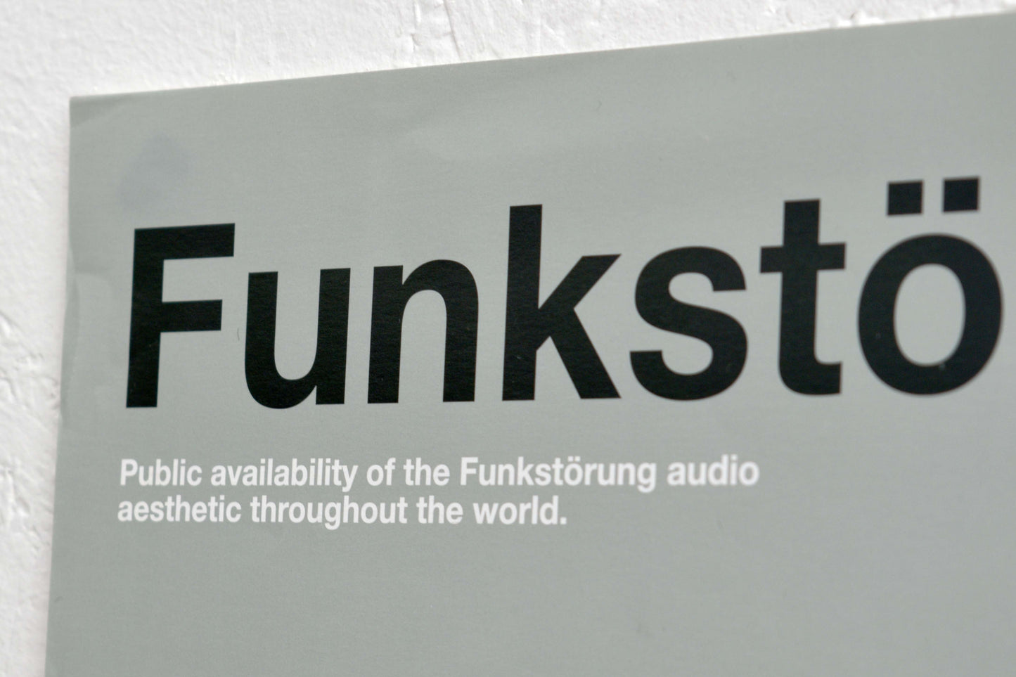 Funkstörung - Litho Print