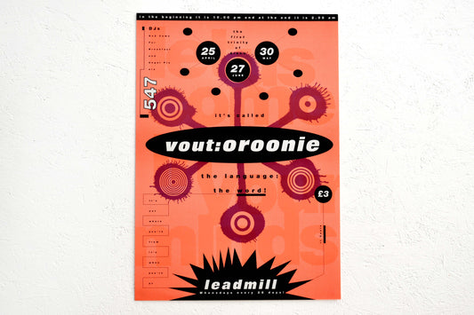 Leadmill 'vout-o-roonie' - A3 Litho Print