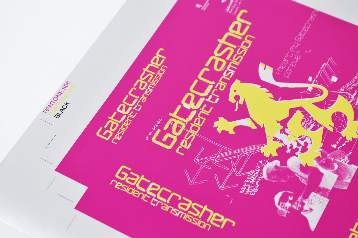 Gatecrasher -  Resident Transmission CD - Printers Proofs
