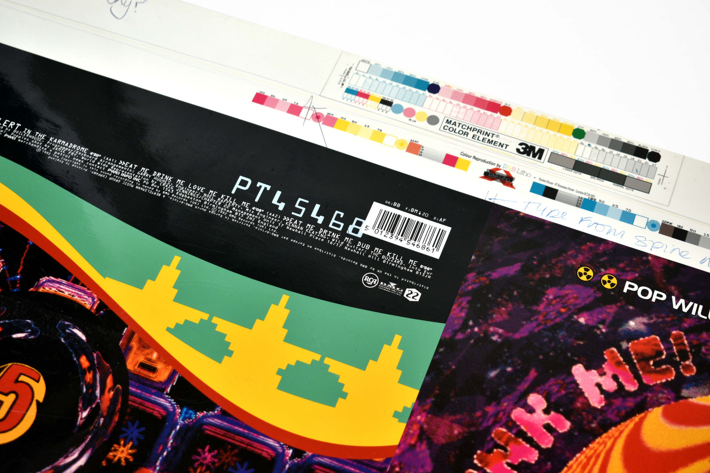 Pop Will Eat Itself - Karmadrome - Printers Proof / Chromalin