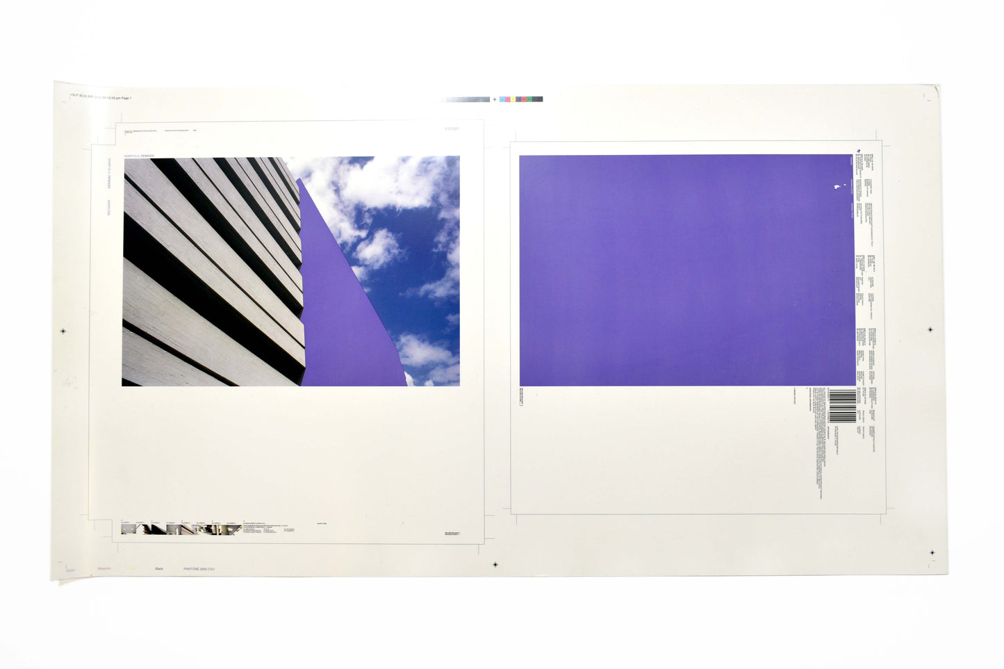 Warp10+3 Remixes - Outer Box - Printers Proof / Chromalin