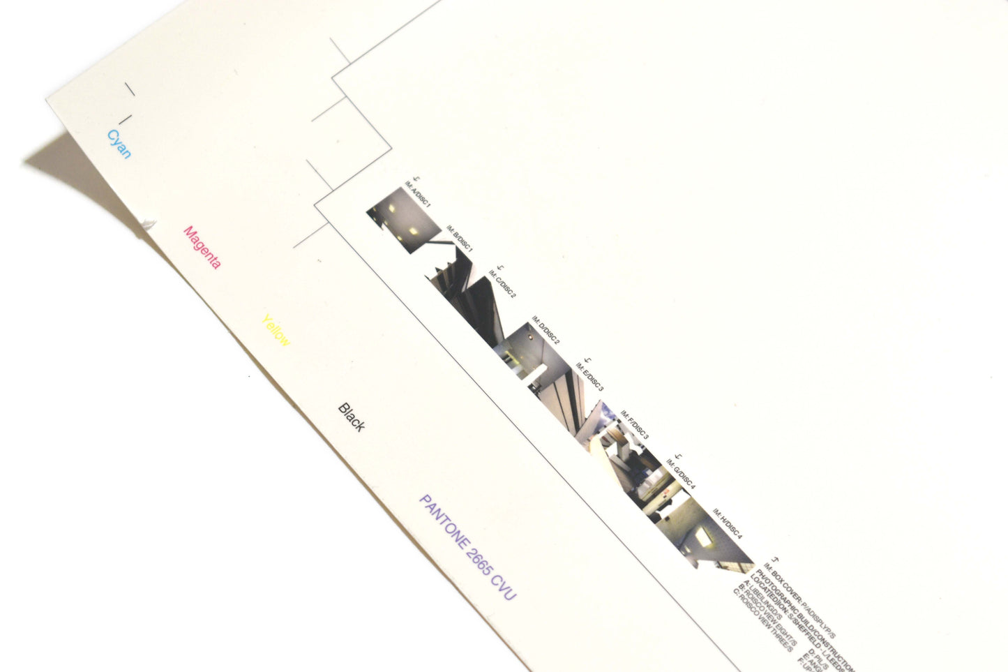 Warp10+3 Remixes - Outer Box - Printers Proof / Chromalin