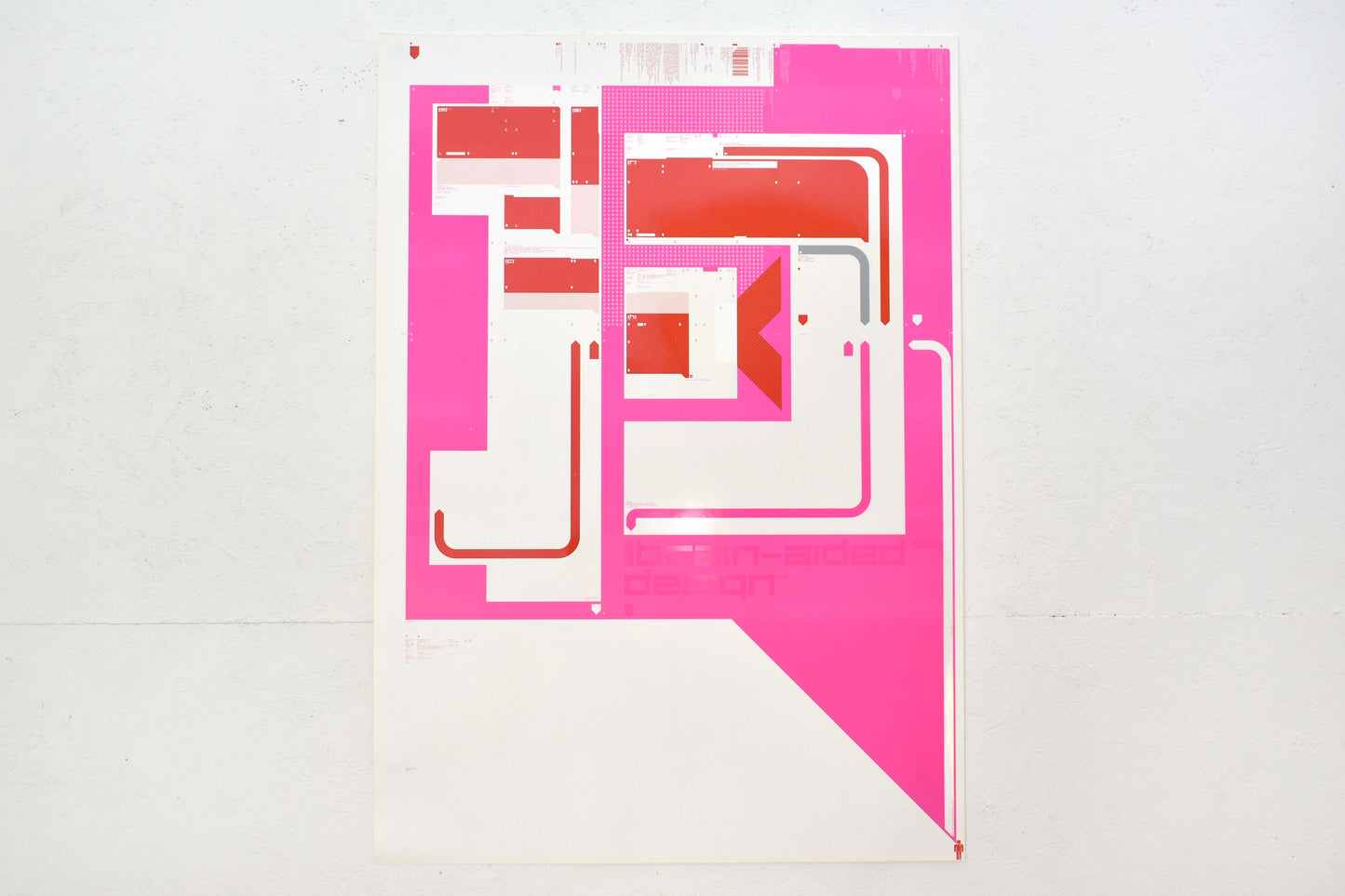 Angryman™ V.07’ Spot UV Litho Print - Pink