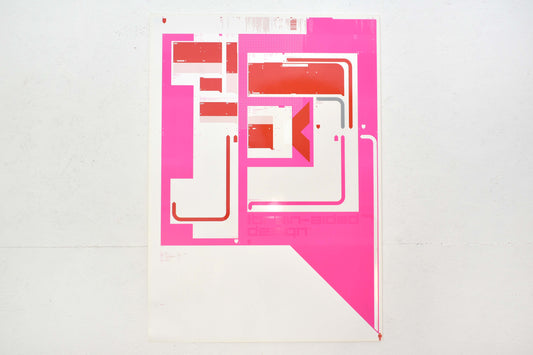 Angryman™ V.07’ Spot UV Litho Print - Pink