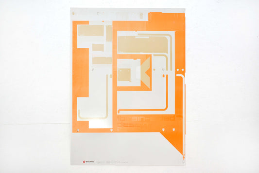 Scheufelen Die Cut Spot UV Litho Print - Orange