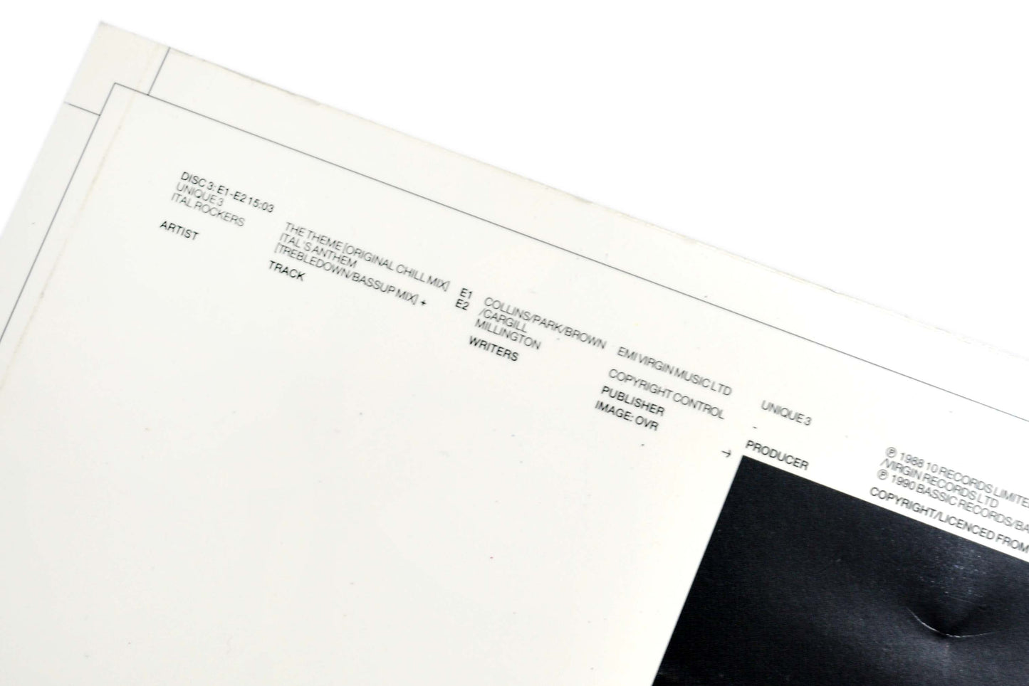 Warp10+1 Influences - Gatefold Cover - Printers Proof / Chromalin