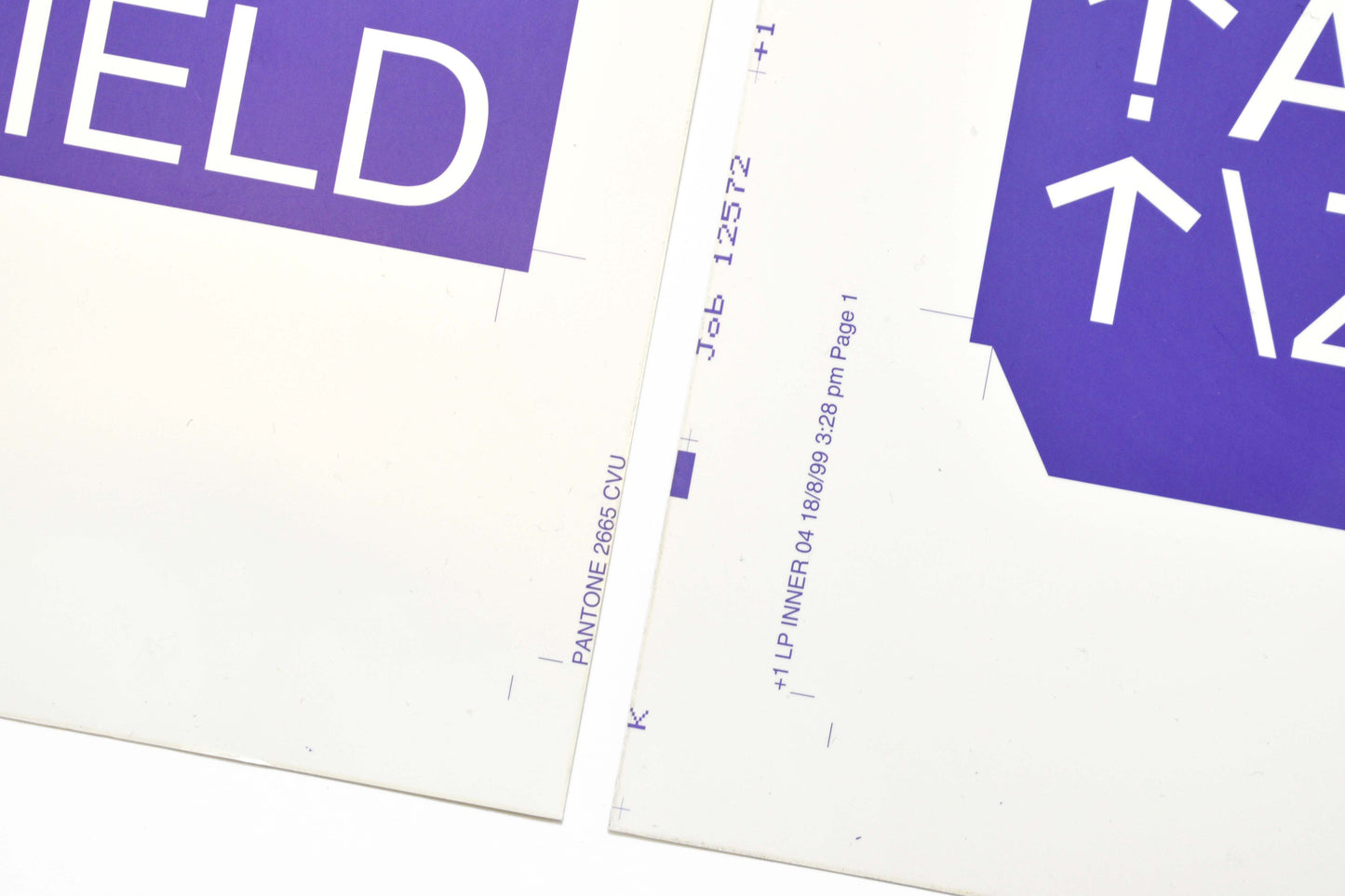 Warp10+3 Classics 89-92 Disc 1, Warp 10+1 Influences Disc 2-4 - Set of 4 Printers Proofs