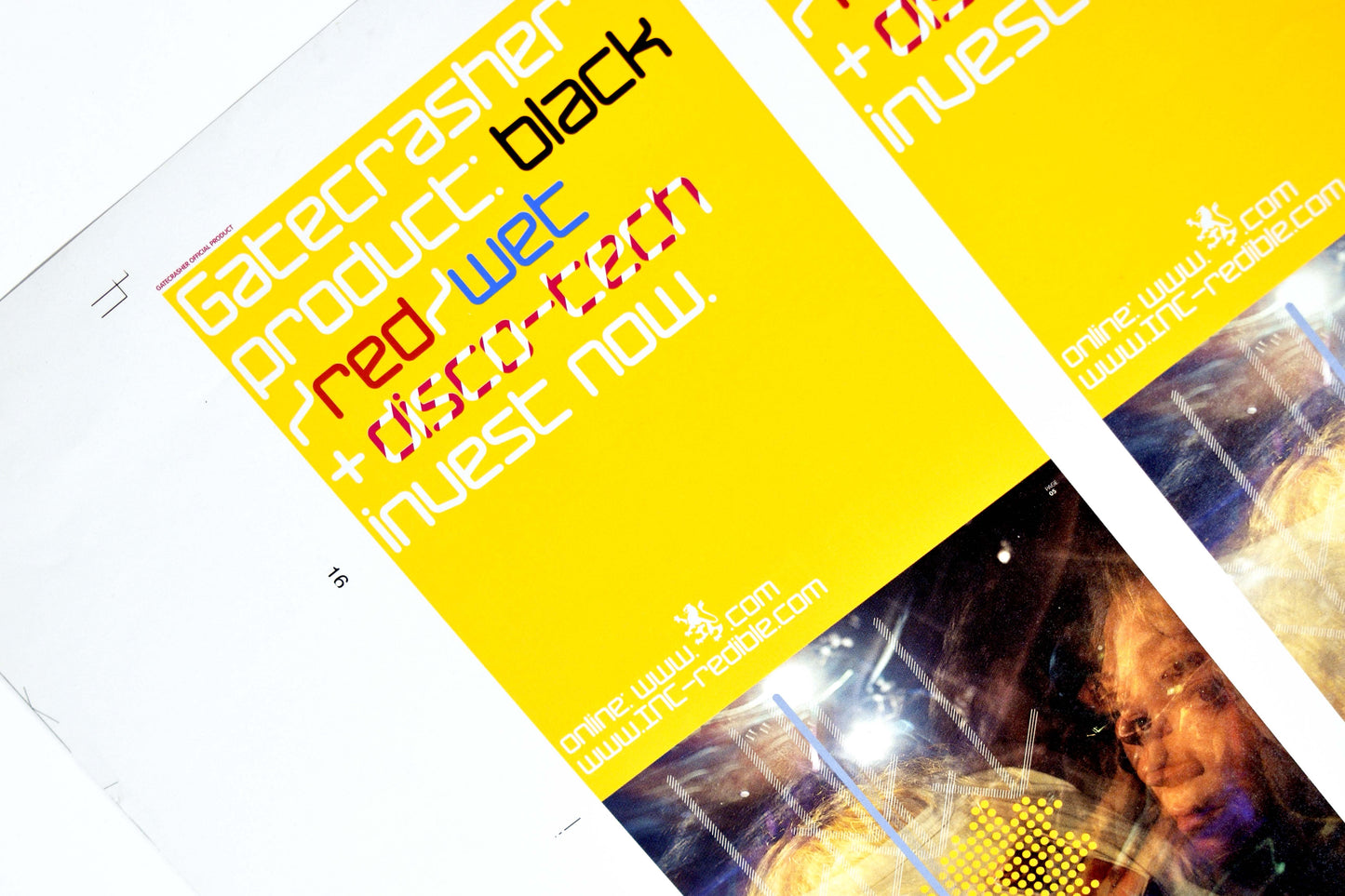 Gatecrasher - Global Sound System CD Booklet Inner Pages Double Sided - Printers Proof