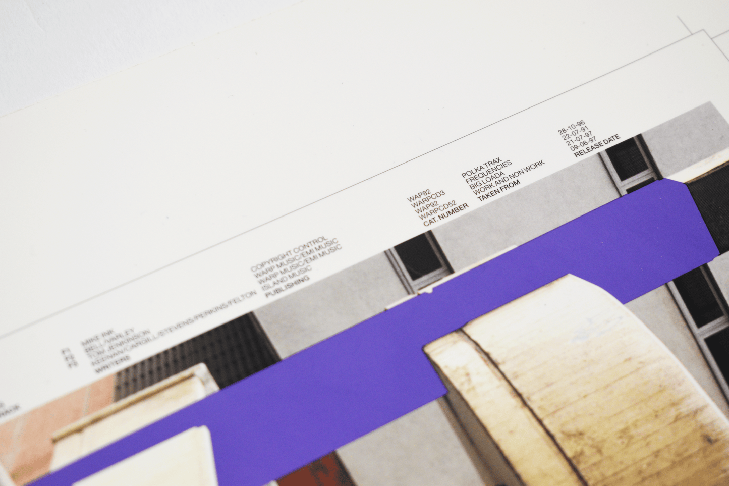 Warp10+3 Remixes - Disc 3 - Printers Proof / Chromalin
