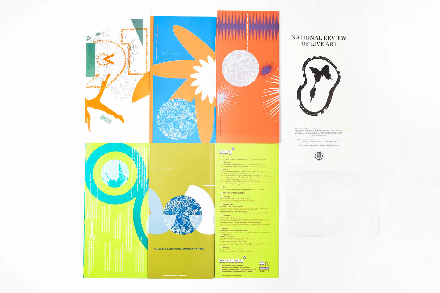 The Leadmill - Arts - Mixed Set of 8 Flyers
