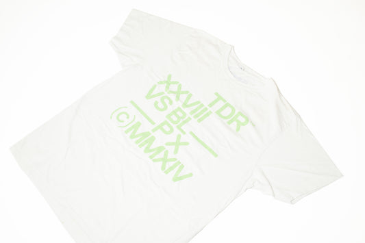 TDR Bleep 10 / Warp - White T-Shirt
