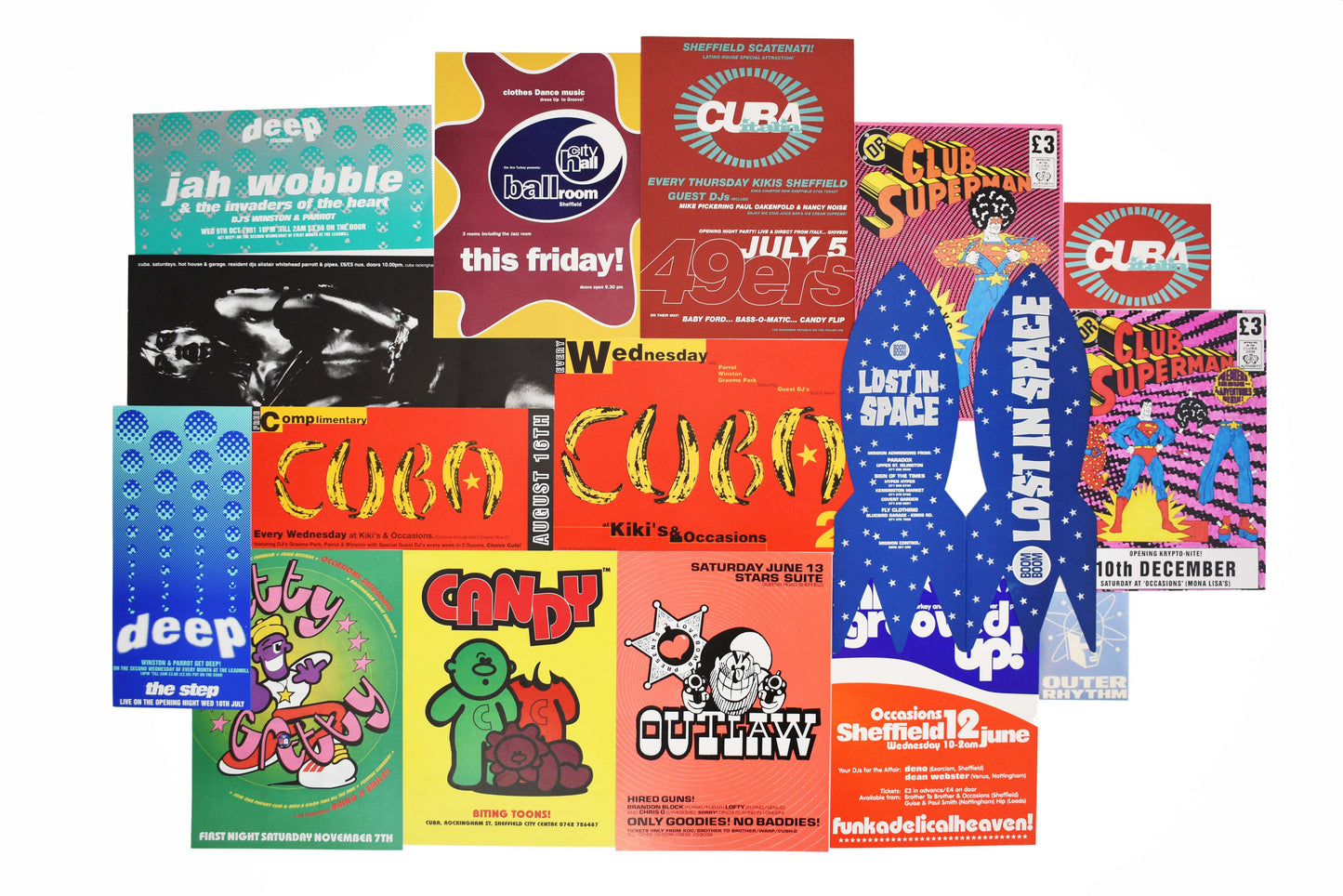 Old Skool Flyers - Jamboree Bag - Mixed Set of 5 Flyers