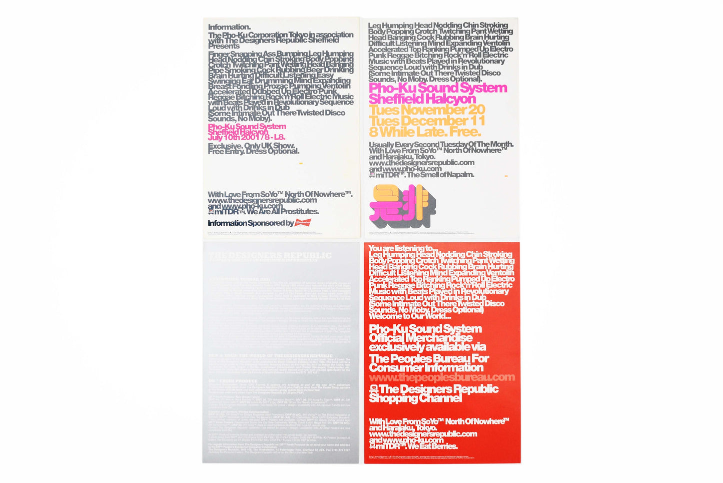 By TDR™ - Pho-Ku Soundsystem, New & Used - Flyers