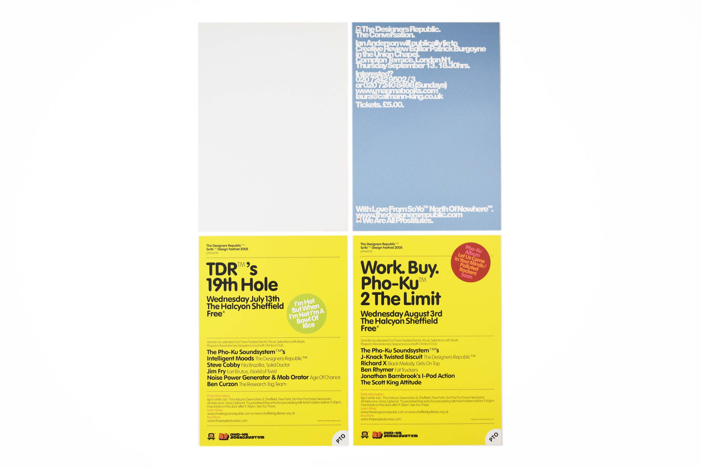 By TDR™ - 3D 2D, SoYo Design Festival - Flyers