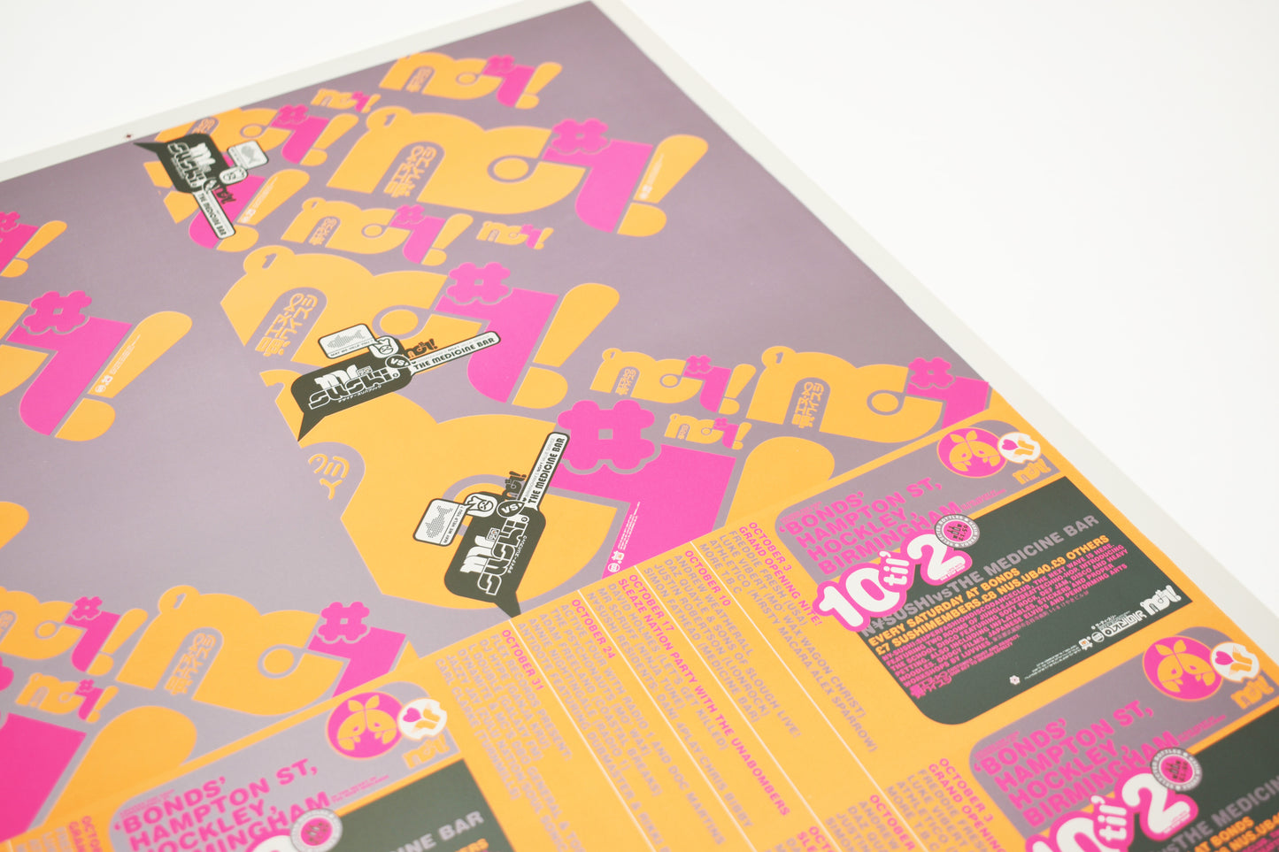 NYSushi No.1 vx Medicine Bar @ Bonds Birmingham - Proof Print 2