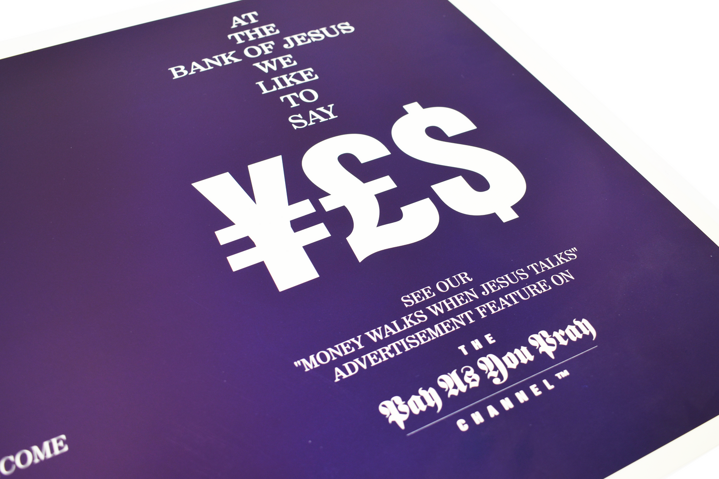 Bank Of Jesus ¥£$ / Insure Against Bad Death - Uncut Double Print