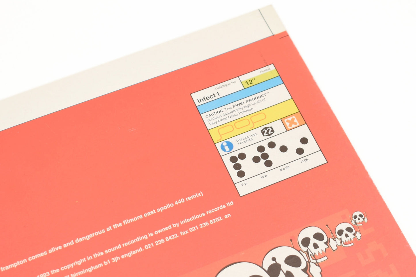 Pop Will Eat Itself - RSVP/ Familus Horribilus 12"- Printers Proof