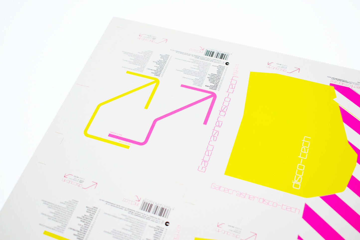 Gatecrasher - Disco-tech CD Outer Slip Case 4-up (uncut) - Printers Proof