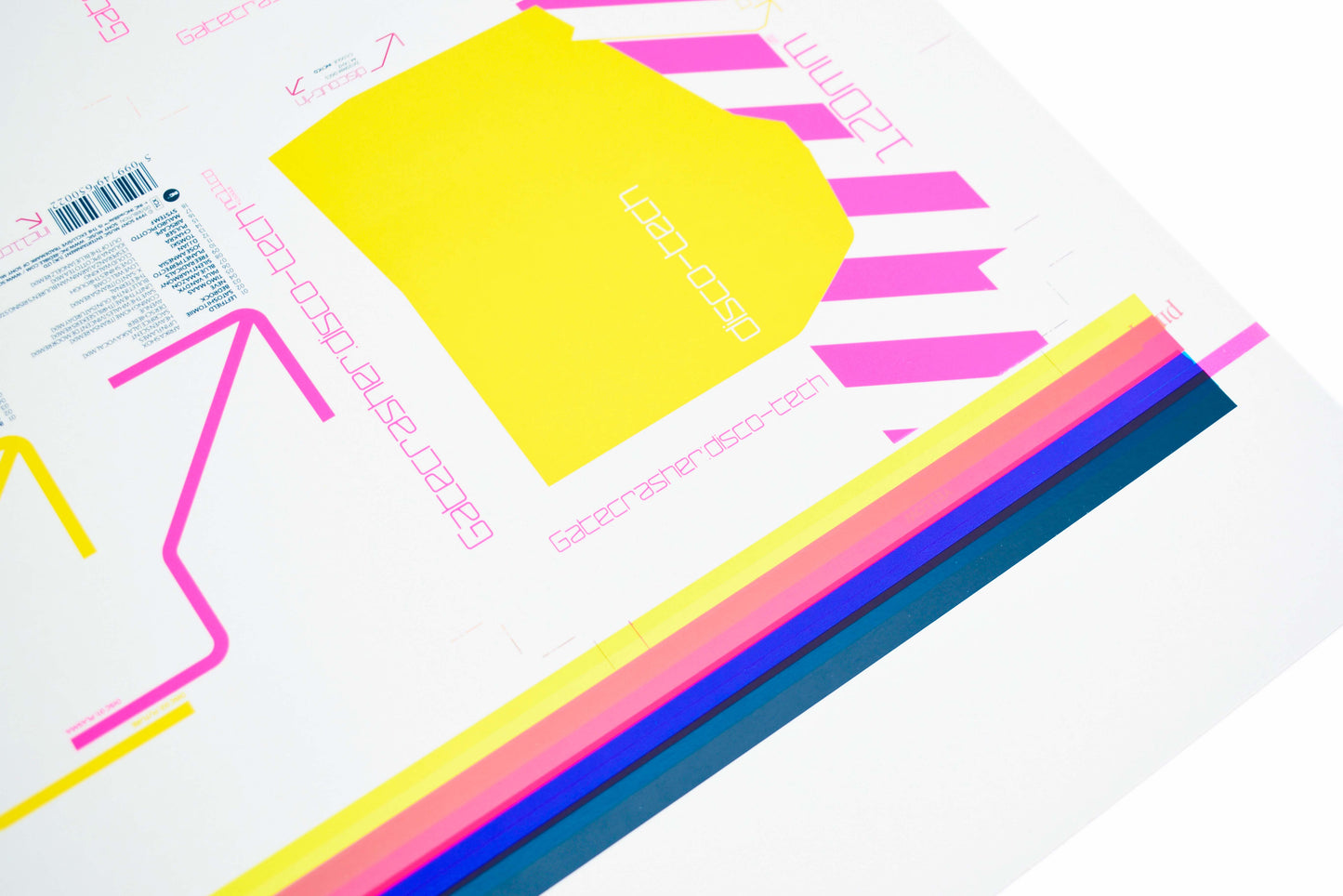 Gatecrasher - Disco-tech CD Outer Slip Case 4-up (uncut) - Printers Proof