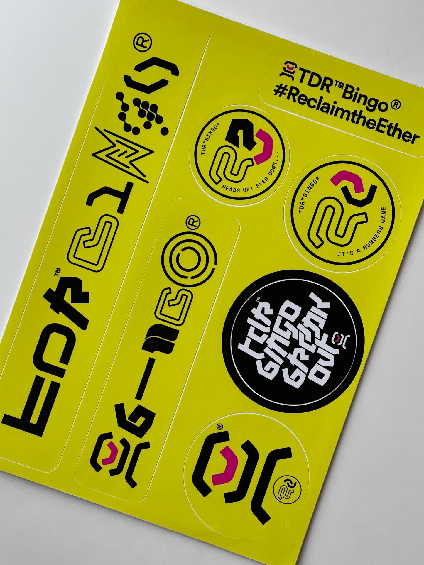 TDRBingo® - Vinyl Stickers