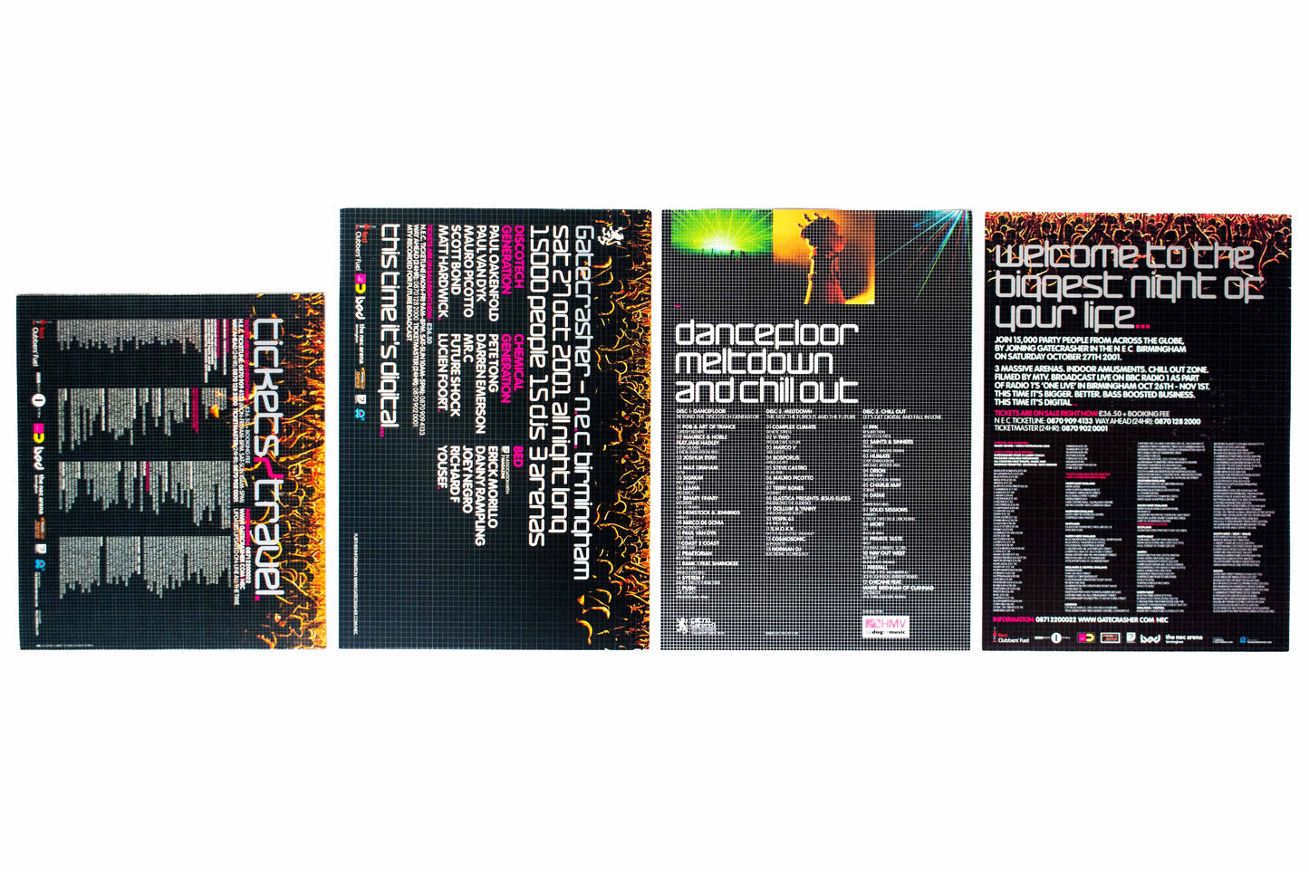 Gatecrasher - Back in the n.e.c., Digital - Flyers