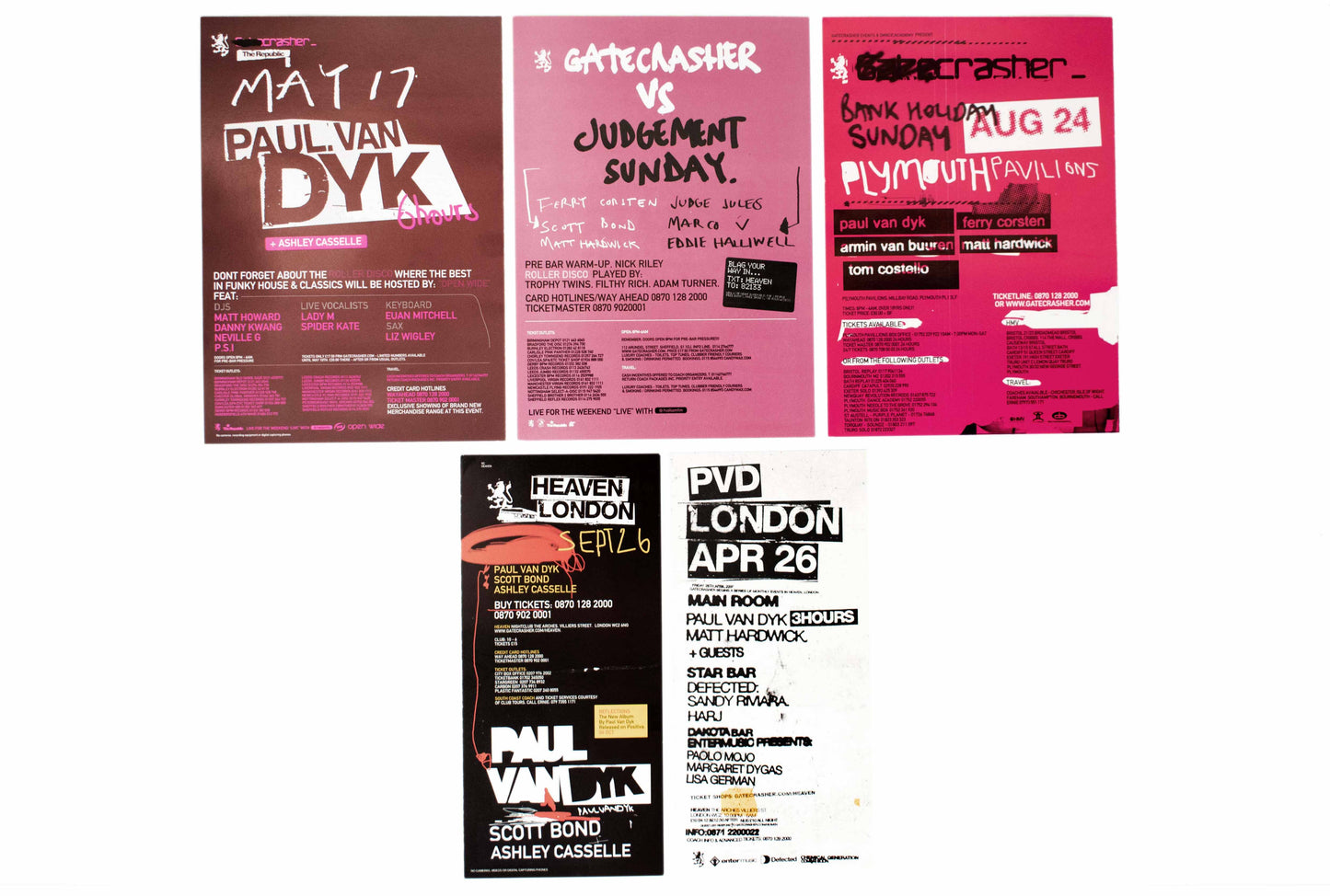 Gatecrasher - Heaven - Flyers