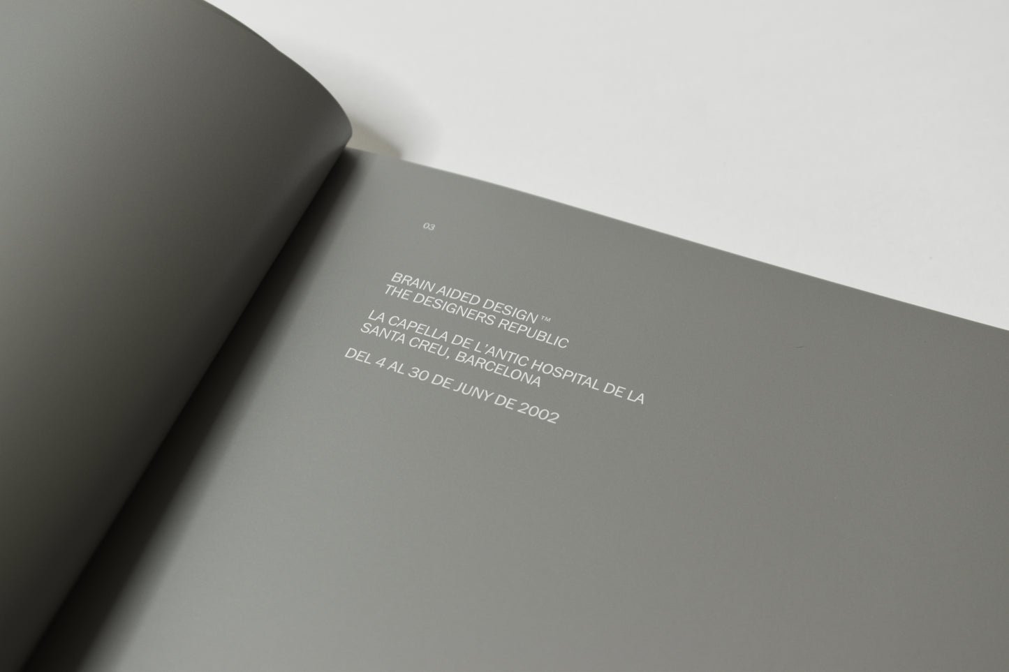 TDR™ Brain Aided Design Exhibition Catalogue