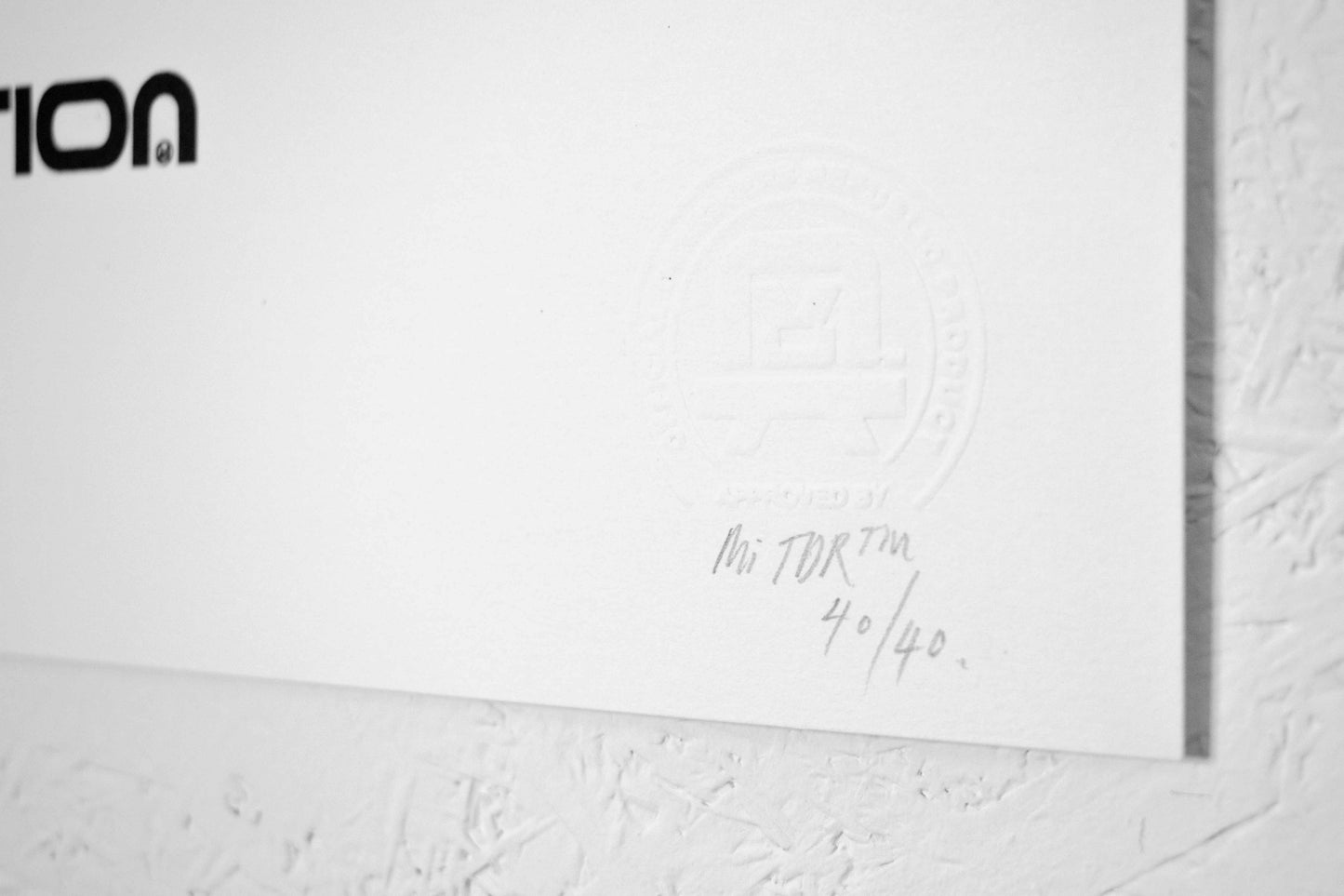 TDR™40 - Work, Buy, Consume, Die - Screenprint