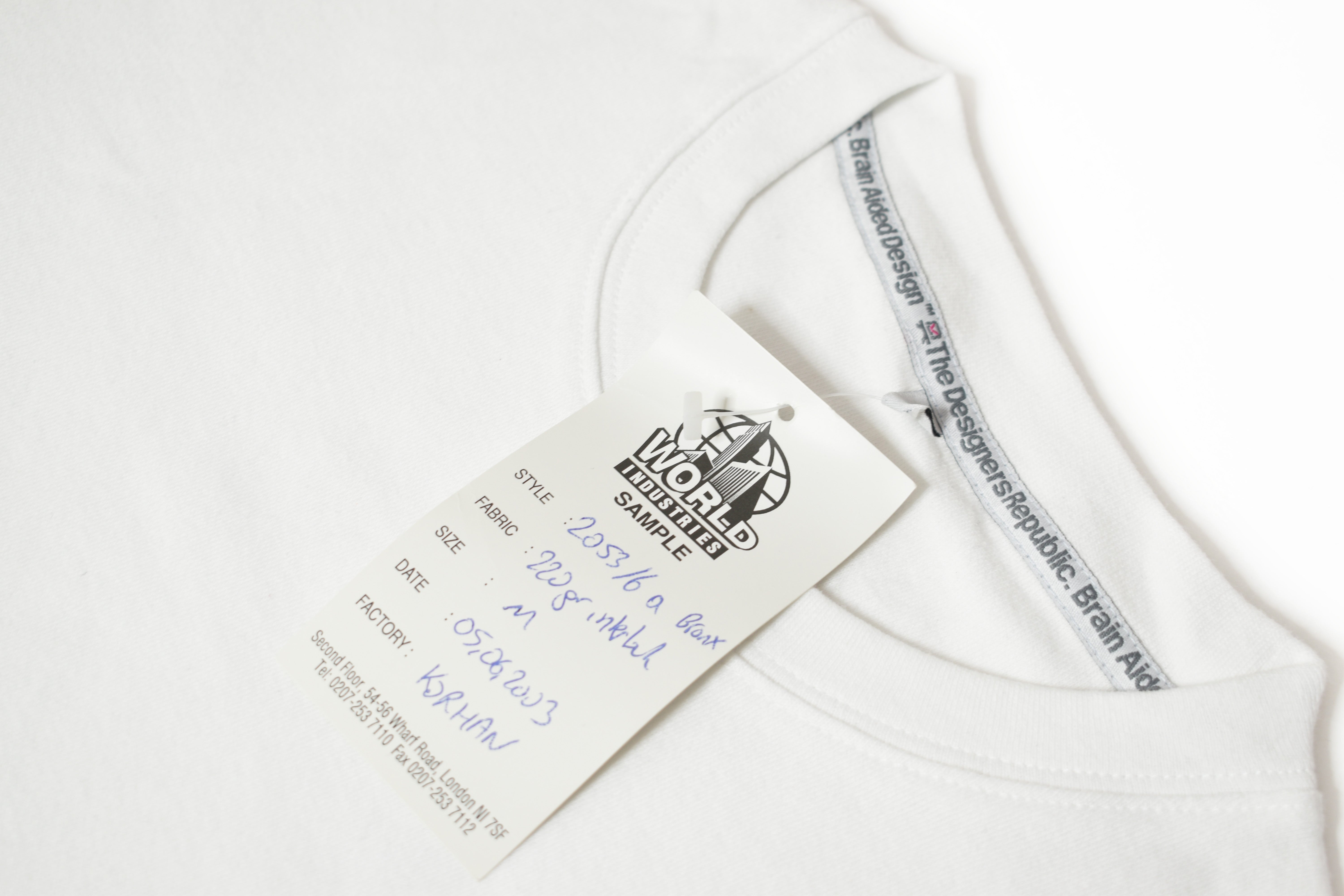 Bad Label Example Figure BAD - Label Sample - T-Shirt – Divine Rights™