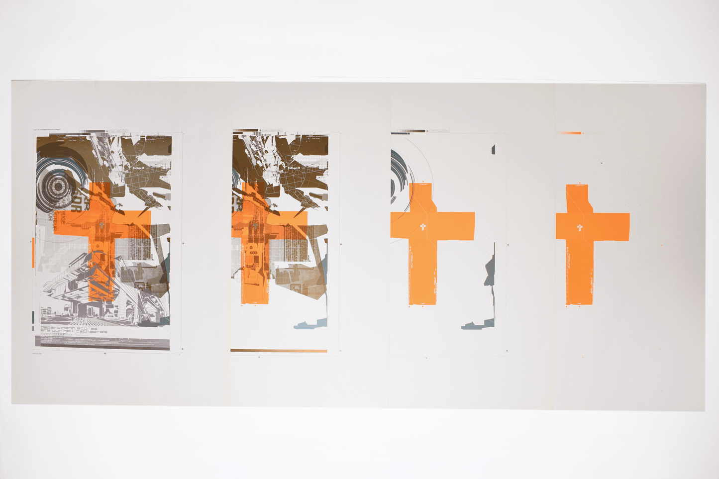 Department Stores Are Our New Cathedrals V.2 - Set of 4 Printers Proofs