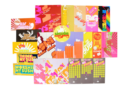 NY Sushi Flyers - Jamboree Bag - Mixed Set of 5 Flyers