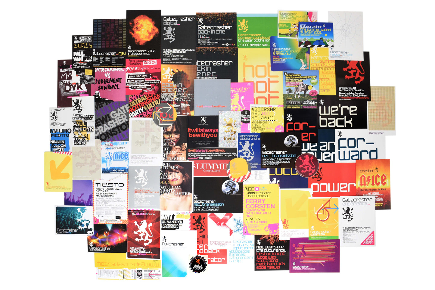 Gatecrasher Flyers - Jamboree Bag - Mixed Set of 5 Flyers