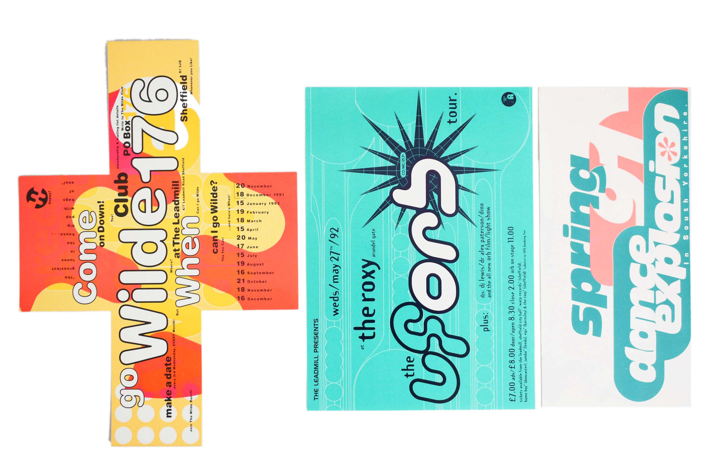The Leadmill - Mixed Set of 3 Flyers