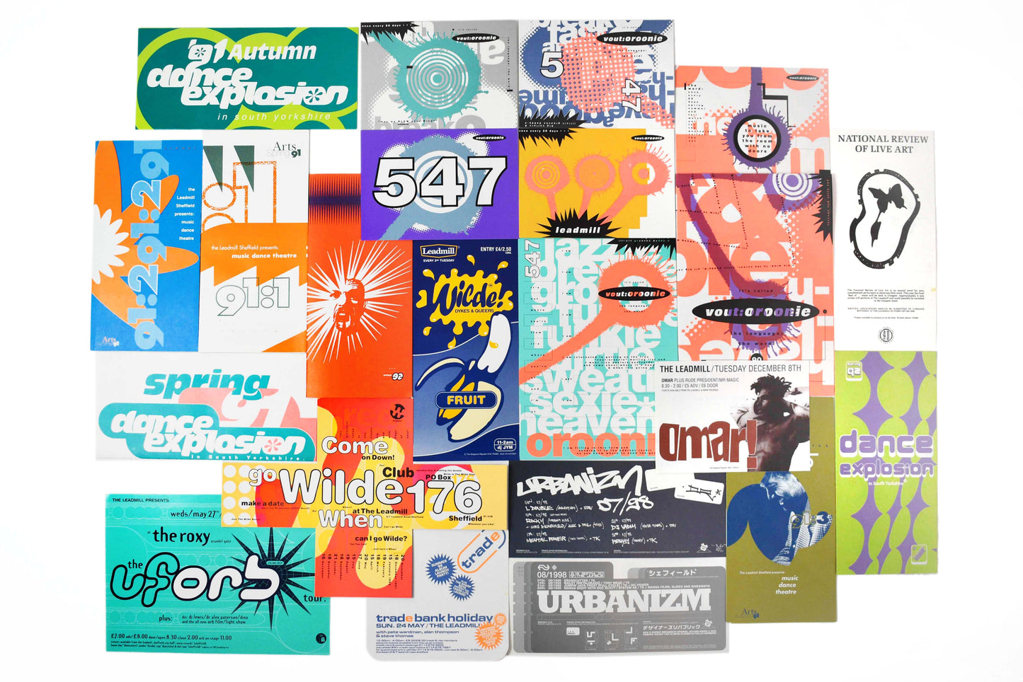 The Leadmill Flyers - Jamboree Bag - Mixed Set of 5 Flyers
