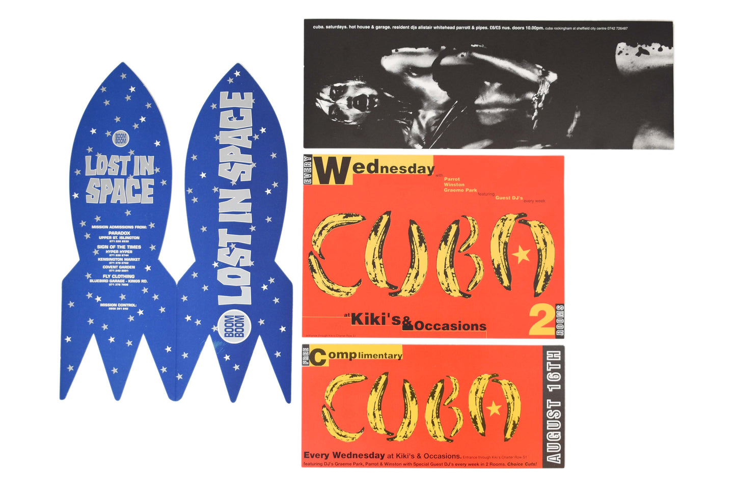 Old Skool - Lost in Space, Club Cuba - Flyers