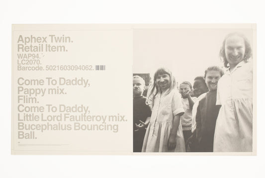 Aphex Twin - Come to Daddy 12" - Printers Proof / Chromalin