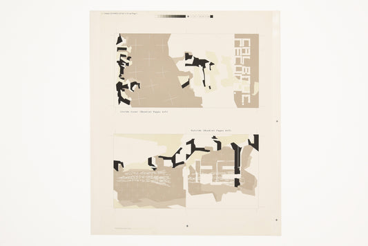 Autechre - Chiastic Slide CD Booklet Inner Pages 3,4,5,6 - Printers Proof / Chromalin