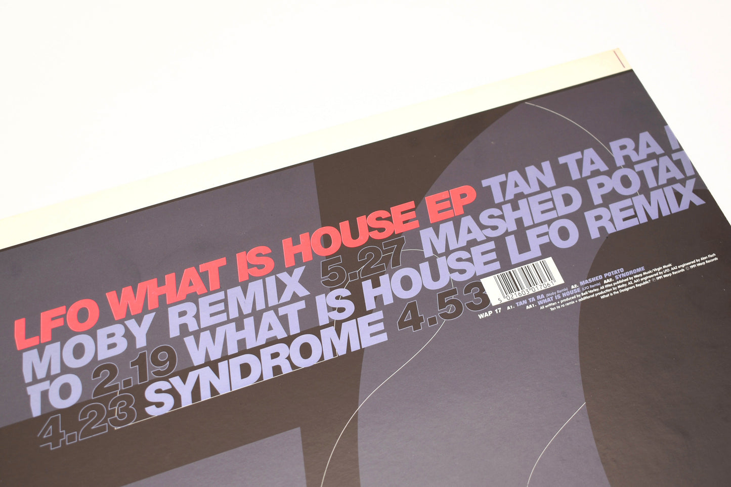 LFO - What is House? EP 12" - Printers Proof