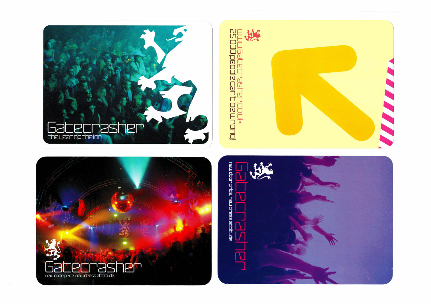 Gatecrasher - Year 2000 - Flyers