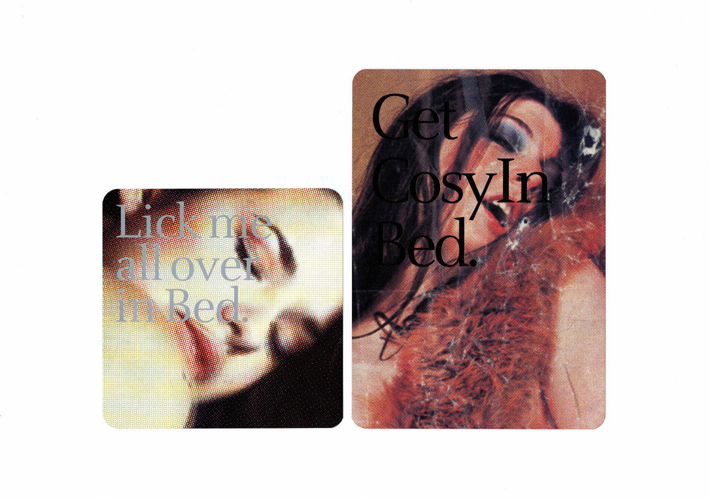 Bed - Lick me all over, Get Cosy - Flyers