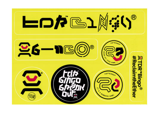 TDRBingo® - Vinyl Stickers