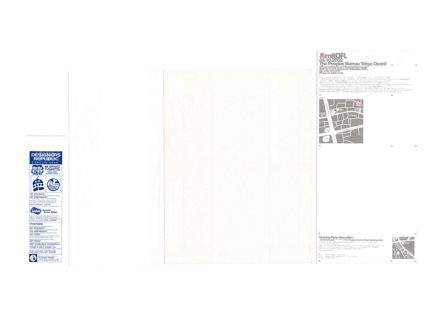 By TDR™ - The People's Bureau, BAD, T-Shits - Set of Flyers