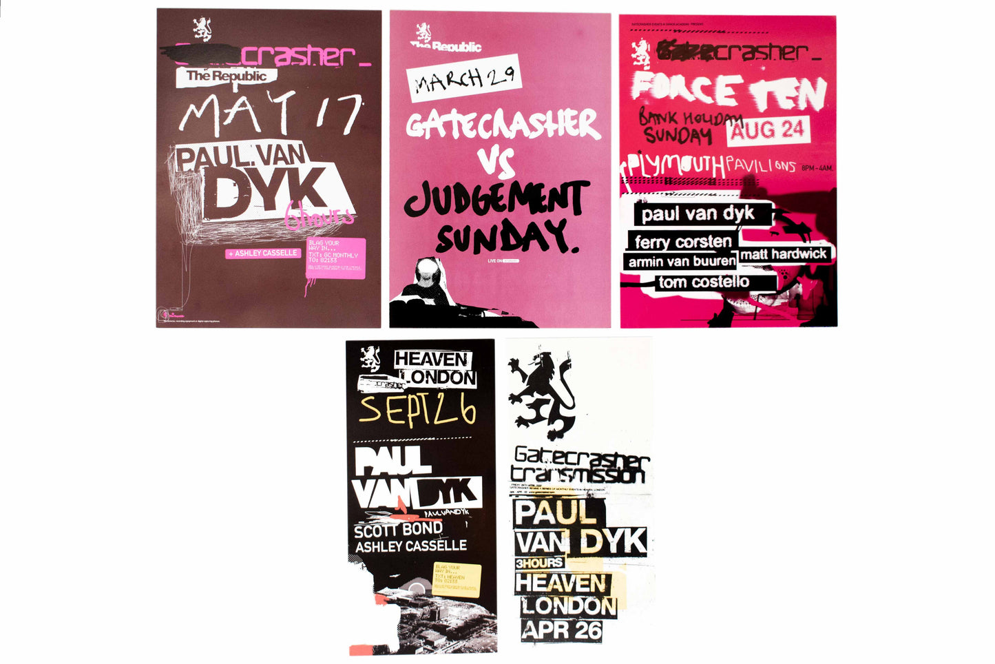 Gatecrasher - Heaven - Flyers