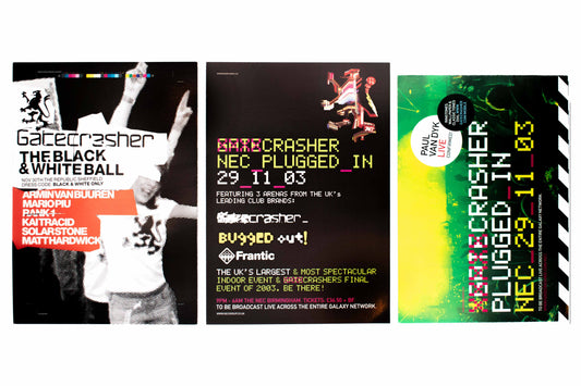 Gatecrasher - Black & White Ball, N.E.C - Flyers
