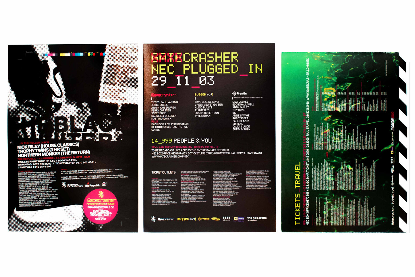 Gatecrasher - Black & White Ball, N.E.C - Flyers