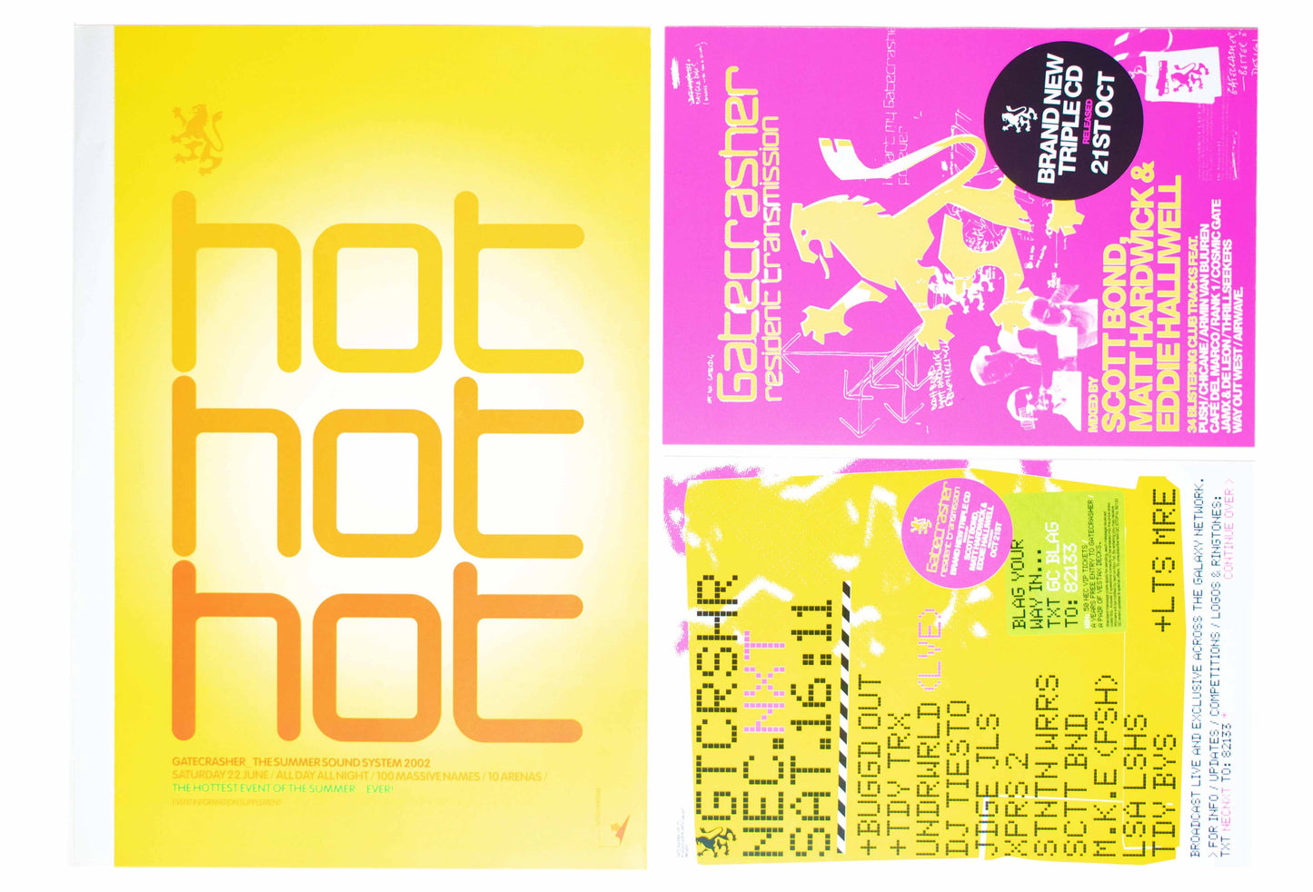 Gatecrasher - Bright 2002 - Flyers