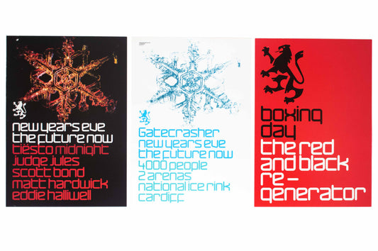 Gatecrasher - New Years Eve, Red and Black - Flyers