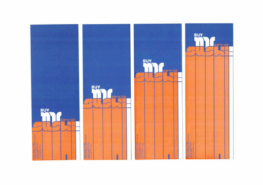 NY Sushi - Buy NY Sushi! - Set of 4 Flyers