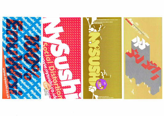NY Sushi - Multi Two - Set of 4 Flyers