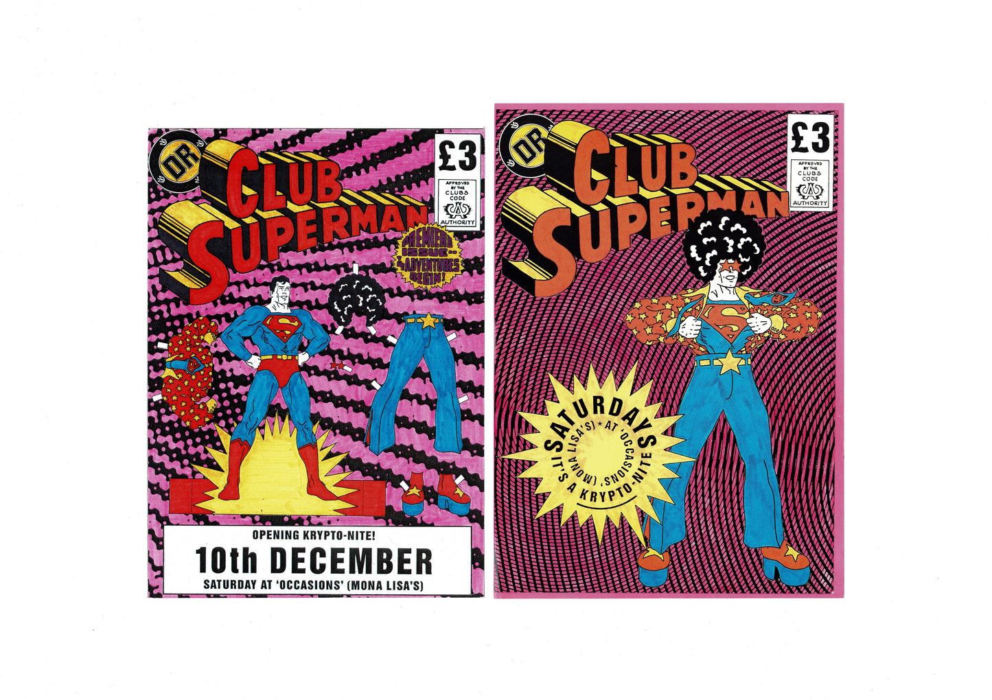Old Skool - Club Superman - Flyers